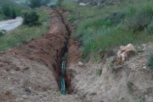 obra civil zanja